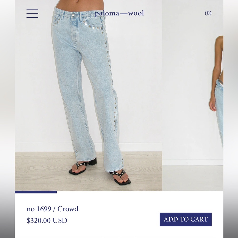 Paloma Wool Studded Crowd Jeans